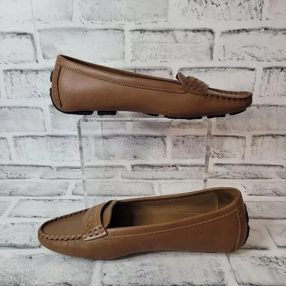 Bottega Veneta Tan Loafers Size 39 - Picture 4 of 9